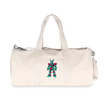 Mecha Hase - Recycelte Canvas-Sporttasche von Stanley/Stella - Naturweiß - Vorne