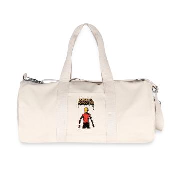 Echoes of the Forgotten – Dark Horror Design - Recycled Canvas Sports Bag by Stanley/Stella - natural - Front