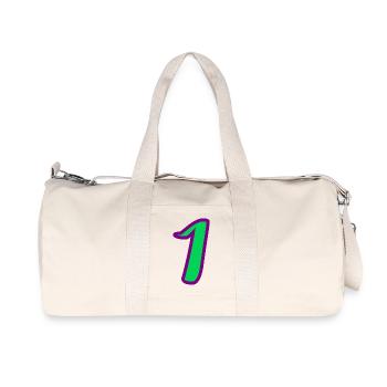 1. 1 year. 1st ANNIVERSARY. 1 YEAR ANNIVERSARY - Recycled Canvas Sports Bag by Stanley/Stella - natural - Front