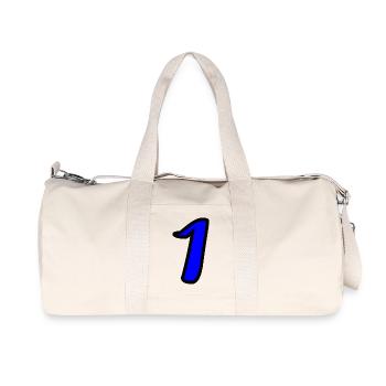 1. 1 year. 1st ANNIVERSARY. 1 YEAR ANNIVERSARY - Recycled Canvas Sports Bag by Stanley/Stella - natural - Front