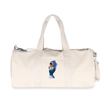 Dobre zajtšo! - Recycelte Canvas-Sporttasche von Stanley/Stella - Naturweiß - Vorne