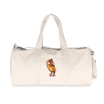 Hot Dog 90 s - Recycled Canvas Sports Bag by Stanley/Stella - natural - Front
