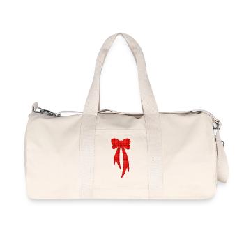 ruban tartan - Sac de sport en toile recyclée Stanley/Stella - blanc naturel - Devant
