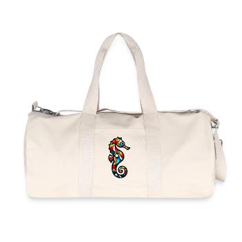 Hippocampe - Sac de sport en toile recyclée Stanley/Stella - blanc naturel - Devant