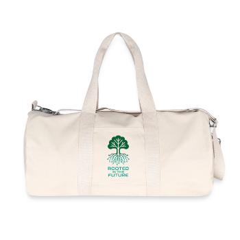 Digital tree for a sustainable future - Recycled Canvas Sports Bag by Stanley/Stella - natural - Front