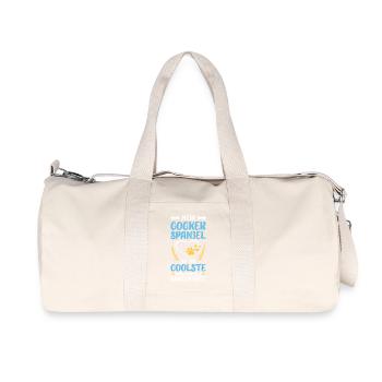 My Cocker Spaniel – Coolest Dog in the World - Recycled Canvas Sports Bag by Stanley/Stella - natural - Front