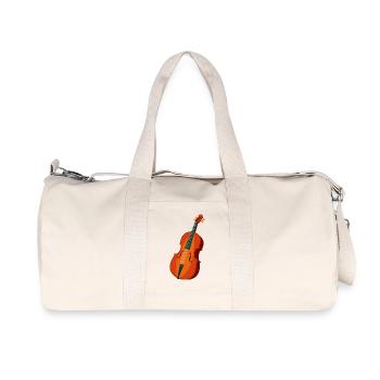 Kontrabass - Recycelte Canvas-Sporttasche von Stanley/Stella - Naturweiß - Vorne
