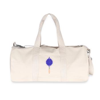 Spiritualität Heilige Geometrie Lotusblume Zen - Recycelte Canvas-Sporttasche von Stanley/Stella - Naturweiß - Vorne