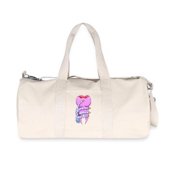 Sweet Tooth - Recycelte Canvas-Sporttasche von Stanley/Stella - Naturweiß - Vorne