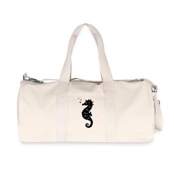 seepferdchen - Recycelte Canvas-Sporttasche von Stanley/Stella - Naturweiß - Vorne