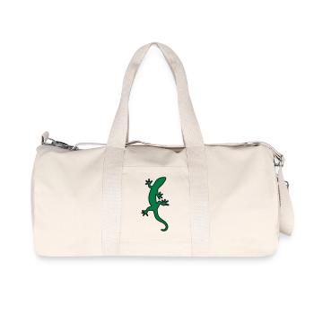 Gecko de salamandre lézard - Sac de sport en toile recyclée Stanley/Stella - blanc naturel - Devant
