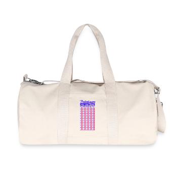 Junggesellen Abschied JGA 100 Küsse Fun Motiv - Recycelte Canvas-Sporttasche von Stanley/Stella - Naturweiß - Vorne