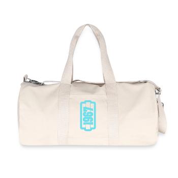 Jahr 1967 - Recycelte Canvas-Sporttasche von Stanley/Stella - Naturweiß - Vorne