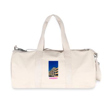 SCHARBEUTZ Ostsee - Recycelte Canvas-Sporttasche von Stanley/Stella - Naturweiß - Vorne