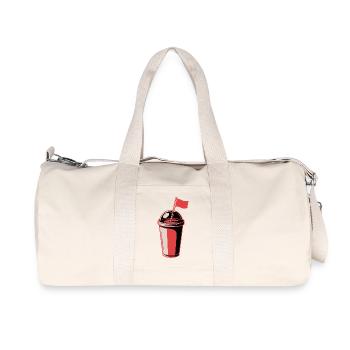 Red Flag Becher - Recycelte Canvas-Sporttasche von Stanley/Stella - Naturweiß - Vorne