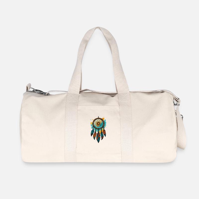 Traumfänger - Recycelte Canvas-Sporttasche von Stanley/Stella - Naturweiß