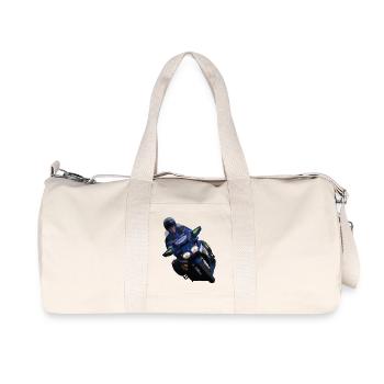 Motard Gendarmerie - Sac de sport en toile recyclée Stanley/Stella - blanc naturel - Devant