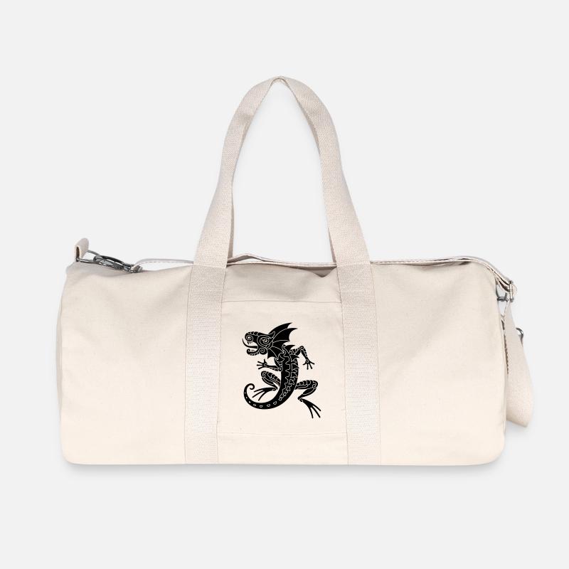 Echse - Recycelte Canvas-Sporttasche von Stanley/Stella - Naturweiß