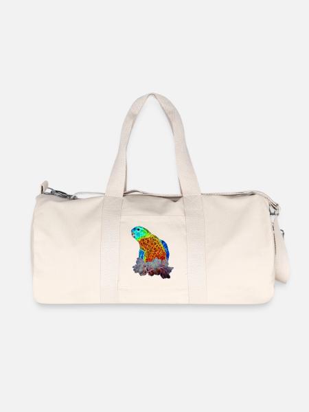 Perruche (13) - Sac de sport en toile recyclée Stanley/Stella - blanc naturel