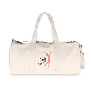 Golf - Recycelte Canvas-Sporttasche von Stanley/Stella - Naturweiß - Vorne