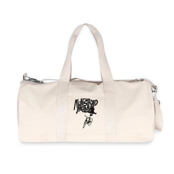 Kunstrad, Kunstradfahren, Hallenradsport, Mami - Recycelte Canvas-Sporttasche von Stanley/Stella - Naturweiß - Vorne