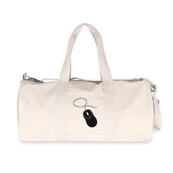 computer mouse - Recycled Canvas Sports Bag by Stanley/Stella - natural - Front