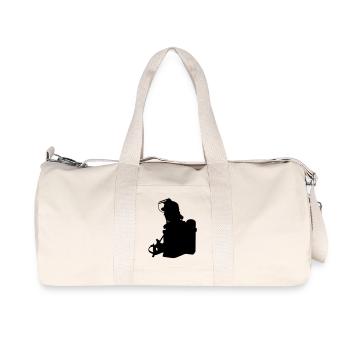 feuerwehr_1 - Recycled Canvas Sports Bag by Stanley/Stella - natural - Front