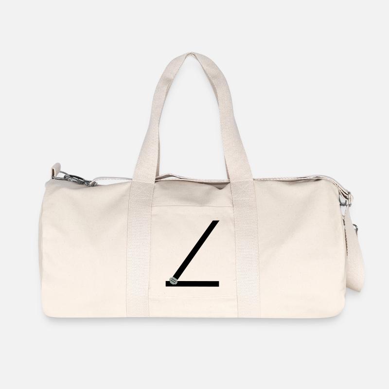 Anschnallgurt - Recycelte Canvas-Sporttasche von Stanley/Stella - Naturweiß