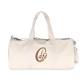 Coffee bean cafe coffee - Recycled Canvas Sports Bag by Stanley/Stella - natural - Front