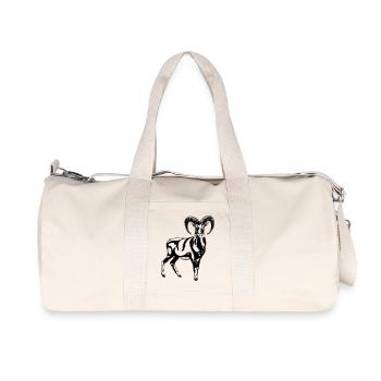 Mufflon - Recycelte Canvas-Sporttasche von Stanley/Stella - Naturweiß - Vorne