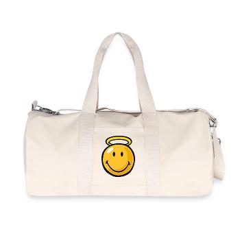 Smiley good - Recycled Canvas Sports Bag by Stanley/Stella - natural - Front