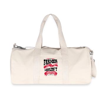 farmer name thing you wouldnt understand - Recycled Canvas Sports Bag by Stanley/Stella - natural - Front