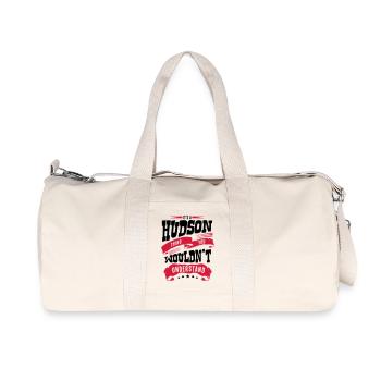 hudson name thing you wouldnt understand - Recycled Canvas Sports Bag by Stanley/Stella - natural - Front