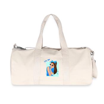 Glitzerkönigin - Recycelte Canvas-Sporttasche von Stanley/Stella - Naturweiß - Vorne