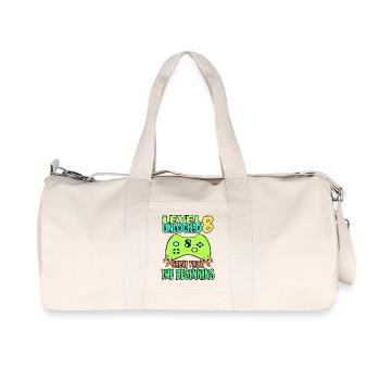 Children's birthday 8 years - Recycled Canvas Sports Bag by Stanley/Stella - natural - Front