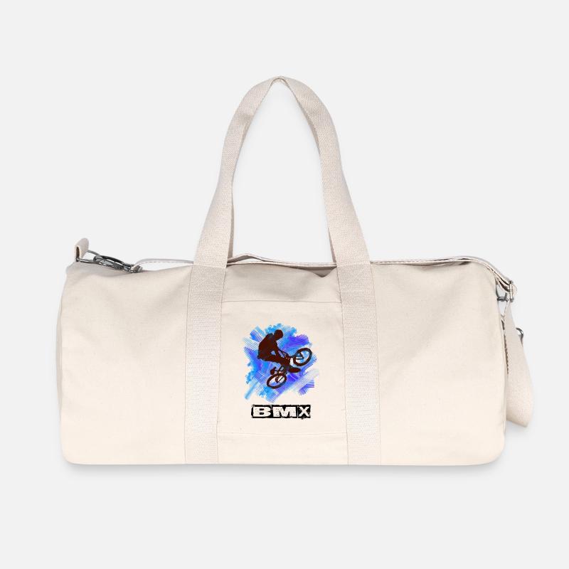 Bmx - Recycelte Canvas-Sporttasche von Stanley/Stella - Naturweiß