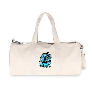Aquarius Element Wasser cutout - Recycelte Canvas-Sporttasche von Stanley/Stella - Naturweiß - Vorne