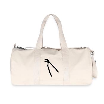 Water pump pliers open - Recycled Canvas Sports Bag by Stanley/Stella - natural - Front