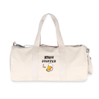 Faites monter la pression - Sac de sport en toile recyclée Stanley/Stella - blanc naturel - Devant