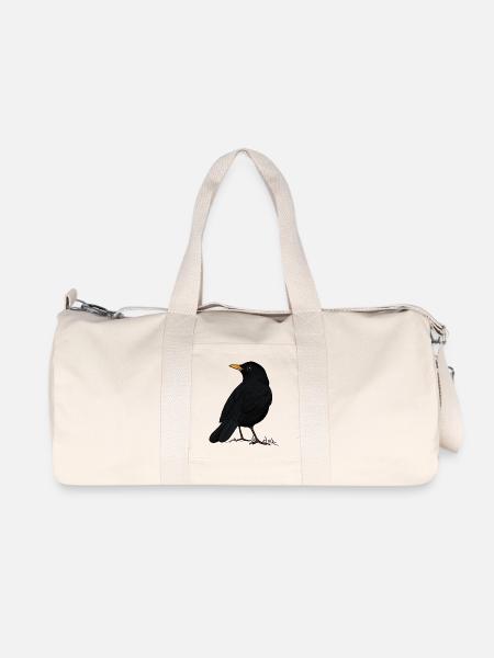 Amsel - Recycelte Canvas-Sporttasche von Stanley/Stella - Naturweiß