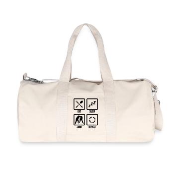 Judoka Routine - Recycled Canvas Sports Bag by Stanley/Stella - natural - Front