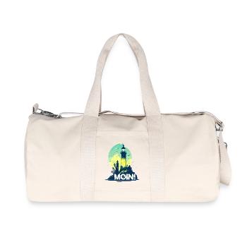 HELLO! - Recycled Canvas Sports Bag by Stanley/Stella - natural - Front