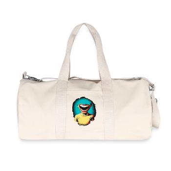 LOL 02 - Sac de sport en toile recyclée Stanley/Stella - blanc naturel - Devant