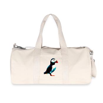 Macareux - Sac de sport en toile recyclée Stanley/Stella - blanc naturel - Devant