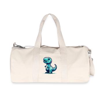 T-Rex Cute Baby Dino Babydino Gift - Recycled Canvas Sports Bag by Stanley/Stella - natural - Front