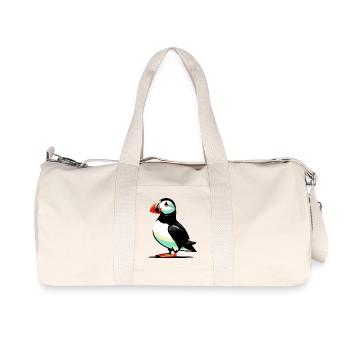 Papageitaucher - Recycelte Canvas-Sporttasche von Stanley/Stella - Naturweiß - Vorne