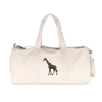 Giraffe - Recycled Canvas Sports Bag by Stanley/Stella - natural - Front