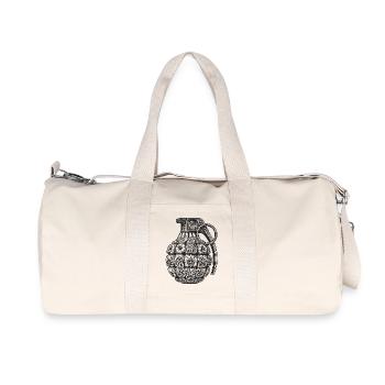 Ornaments bomb - Recycled Canvas Sports Bag by Stanley/Stella - natural - Front