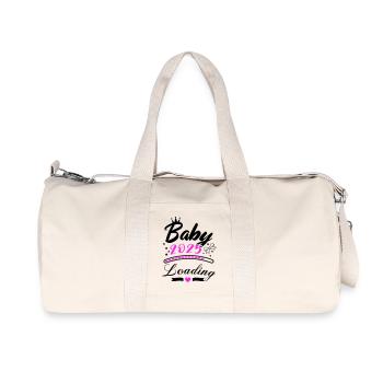 baby 2025 loading - Recycelte Canvas-Sporttasche von Stanley/Stella - Naturweiß - Vorne