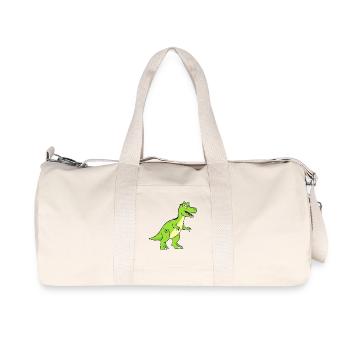 Drôle Cher Dino rieur dinosaure T rex - Sac de sport en toile recyclée Stanley/Stella - blanc naturel - Devant